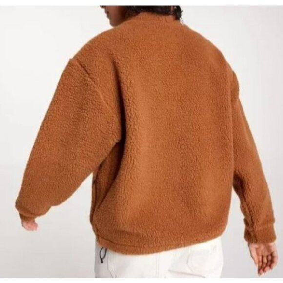 Alpine Design 1/4 Snap Sherpa Size XL Women's Caramel Latte NWT $88 Fleece Pullo - Picture 2 of 11
